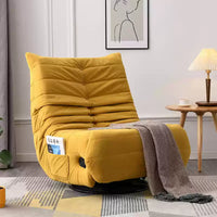 Modern yellow Electric Recliner Swivel Sofa Lazy Chair