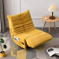 Modern yellow Electric Recliner Swivel Sofa Lazy Chair