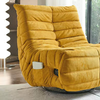 Modern yellow Electric Recliner Swivel Sofa Lazy Chair