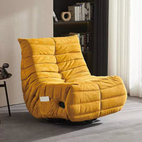 Modern yellow Electric Recliner Swivel Sofa Lazy Chair