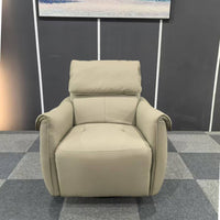 Pu leather recliner leisure living room armchair