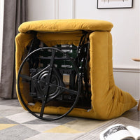 Modern yellow Electric Recliner Swivel Sofa Lazy Chair