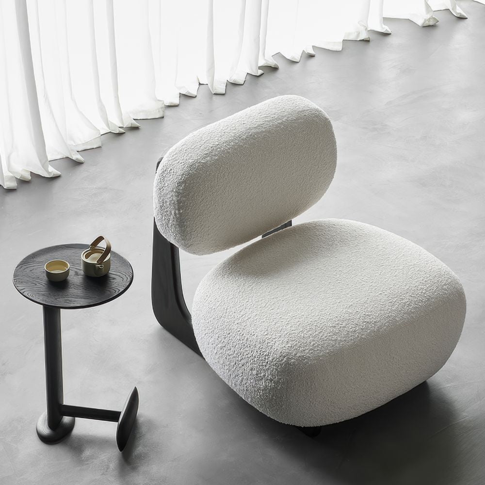 L-Shaped Fabric Floor Sofa Chair