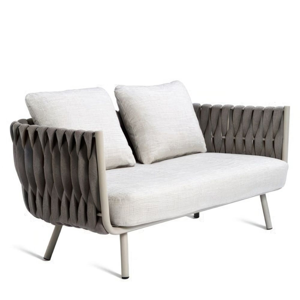 Nordic Style Outdoor Rope Rattan Chair for Garden