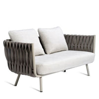 Nordic Style Outdoor Rope Rattan Chair for Garden