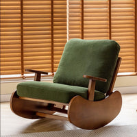 Vintage-Inspired Movable Single Lounge Chair for Living Room